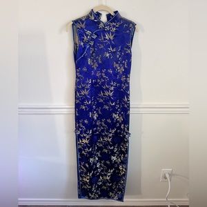 Vintage Qipao, Chinese Dress, Cheongsam size medium
